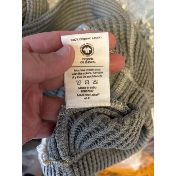 NWT MATE the Label Organic Waffle Relaxed Jogger – Forest Green – Size Large - Picture 9 of 10